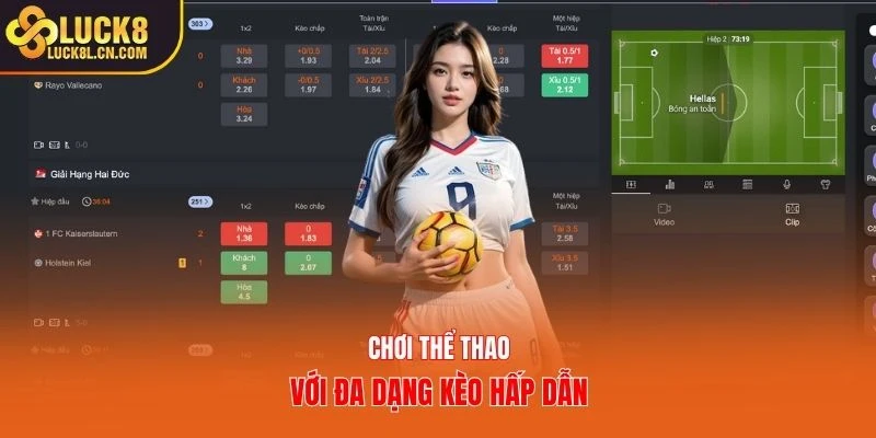Chơi thể thao với đa dạng kèo hấp dẫn