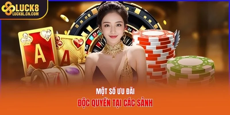 Một số ưu đãi độc quyền tại các sảnh