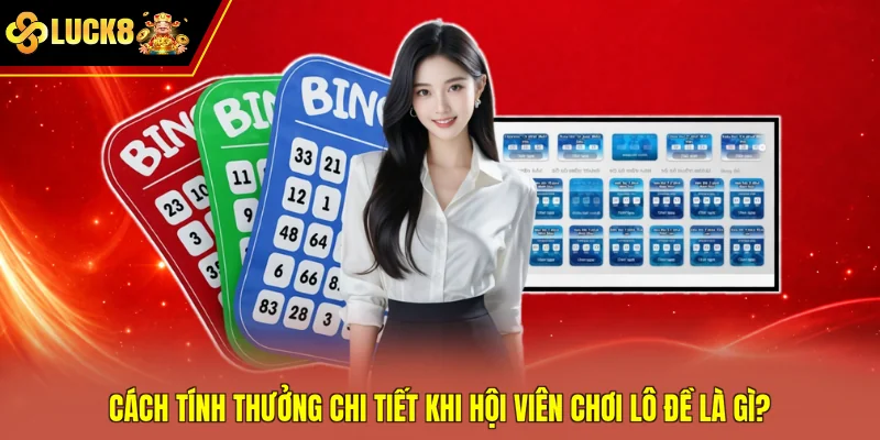 Cách tính thưởng chi tiết khi hội viên chơi lô đề là gì?